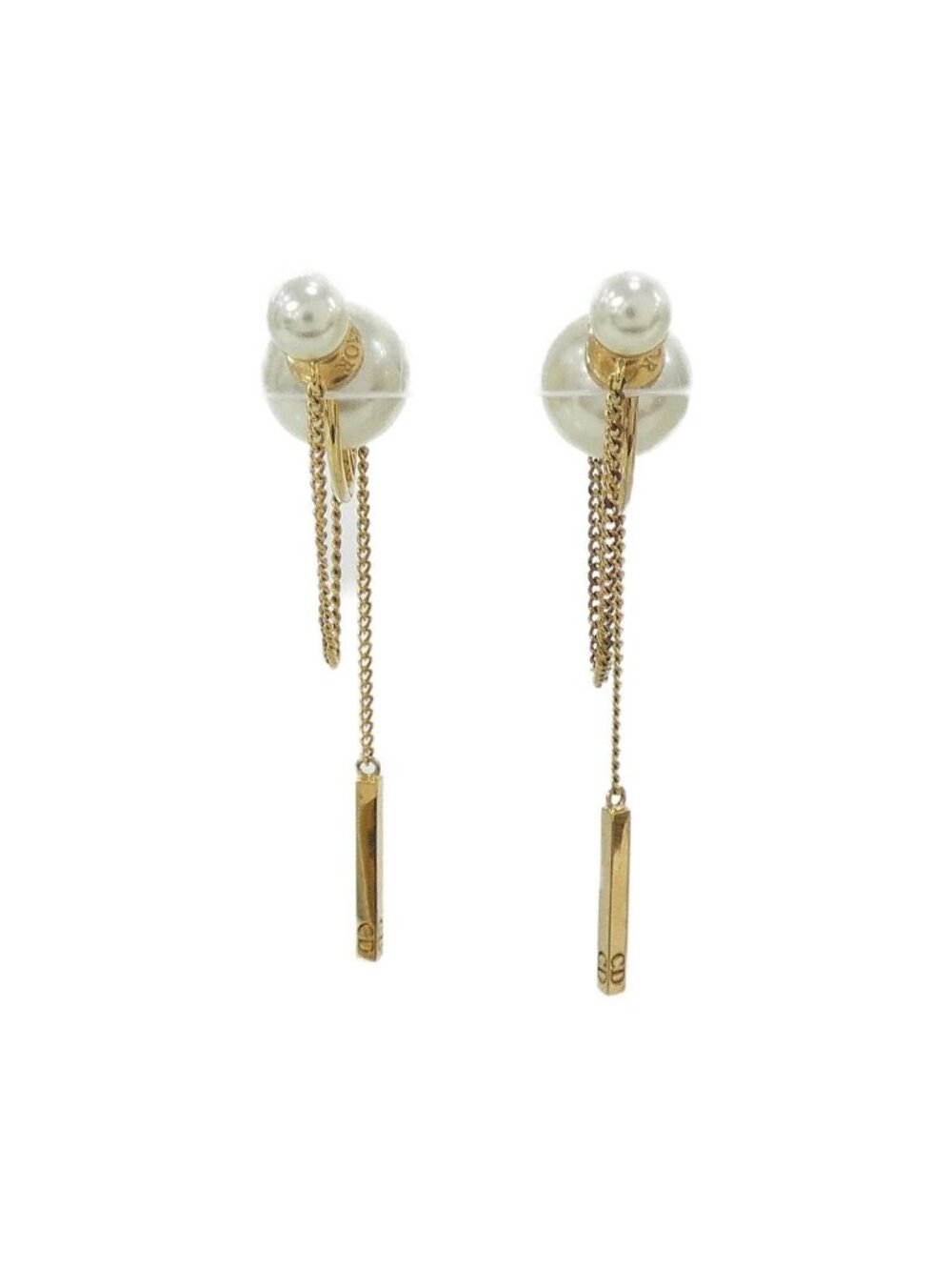 Dior Tribal Earrings Gold